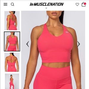 Muscle nation long line bra